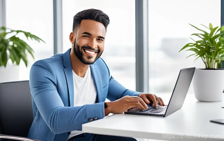 SEO A B 테스트 최적화 방법 - ** "A focused digital marketing analyst, appearing to be in their late 20s to early 30s, intently en...