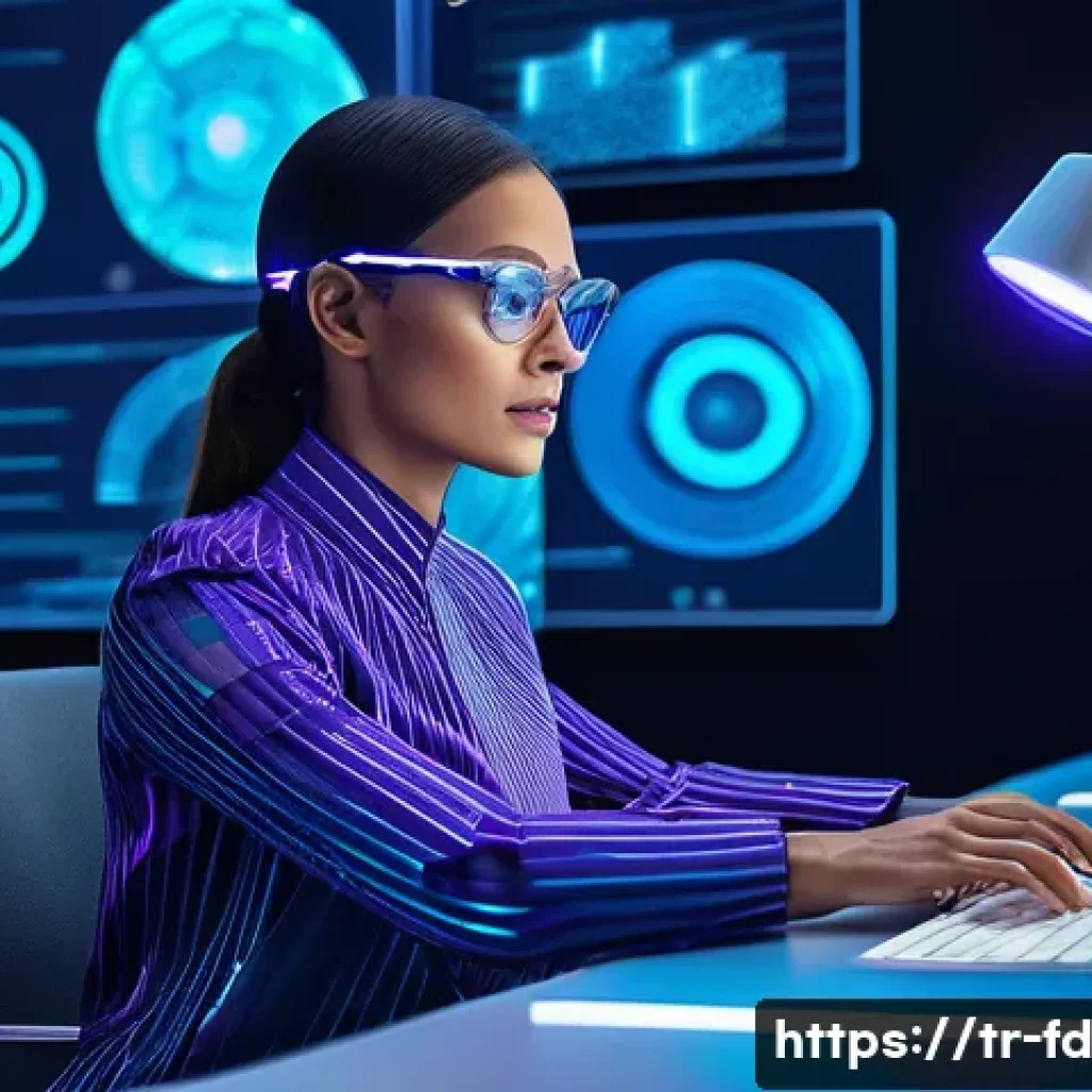 SEO의 미래 트렌드와 전략 - **Prompt: The Future of Dynamic SEO with AI Assistance**
A futuristic and vibrant digital landsc...