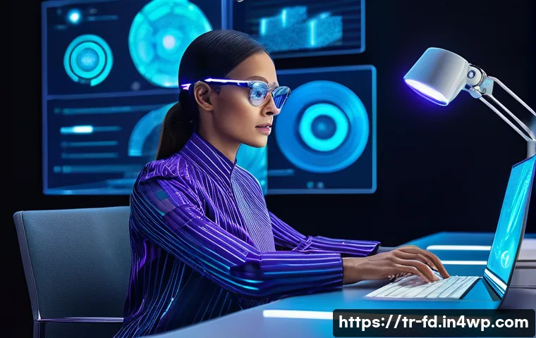 SEO의 미래 트렌드와 전략 - **Prompt: The Future of Dynamic SEO with AI Assistance**
A futuristic and vibrant digital landsc...