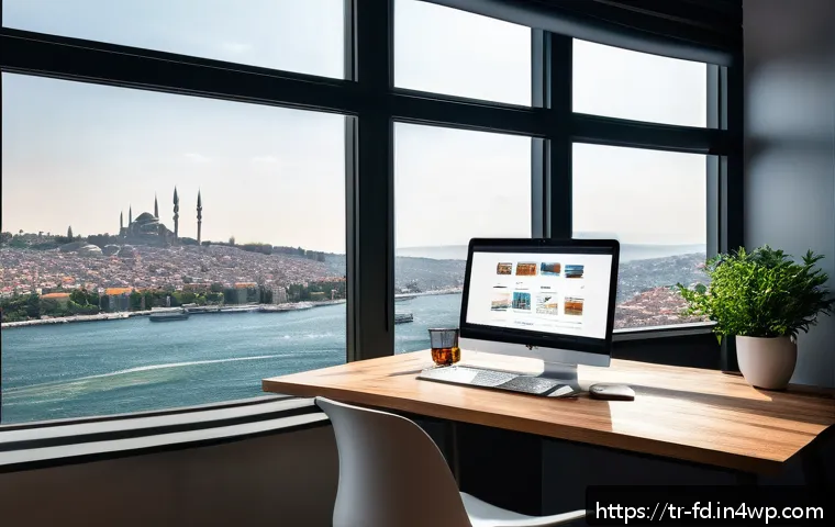 고급 SEO를 위한 콘텐츠 리사이클링 전략 - A professional digital marketing workspace focused on content repurposing for SEO, featuring a moder...