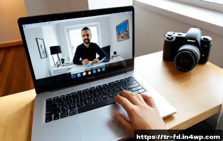 Home 17 SEO를 위한 이미지 최적화 방법 - Photorealistic close-up of a Turkish small business owner at a bright modern desk in Istanbul, caref...